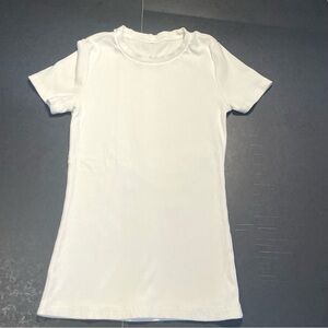 Amazon Women's White Short Sleeve Tee S